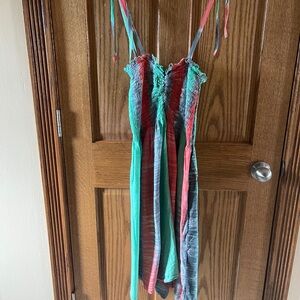 Colorful Tie-Dye Sundress OS